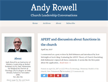 Tablet Screenshot of andyrowell.net